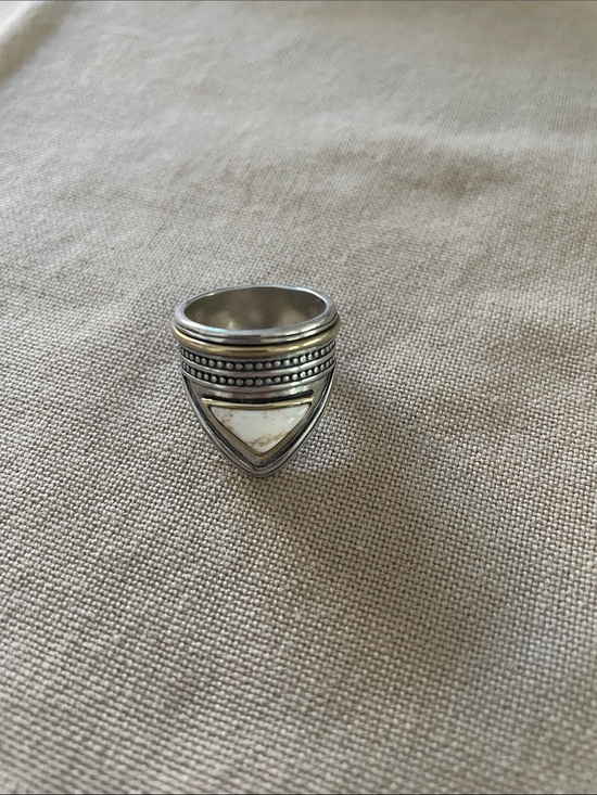Jewelry - Silpada  sterling brass, howlite ring
